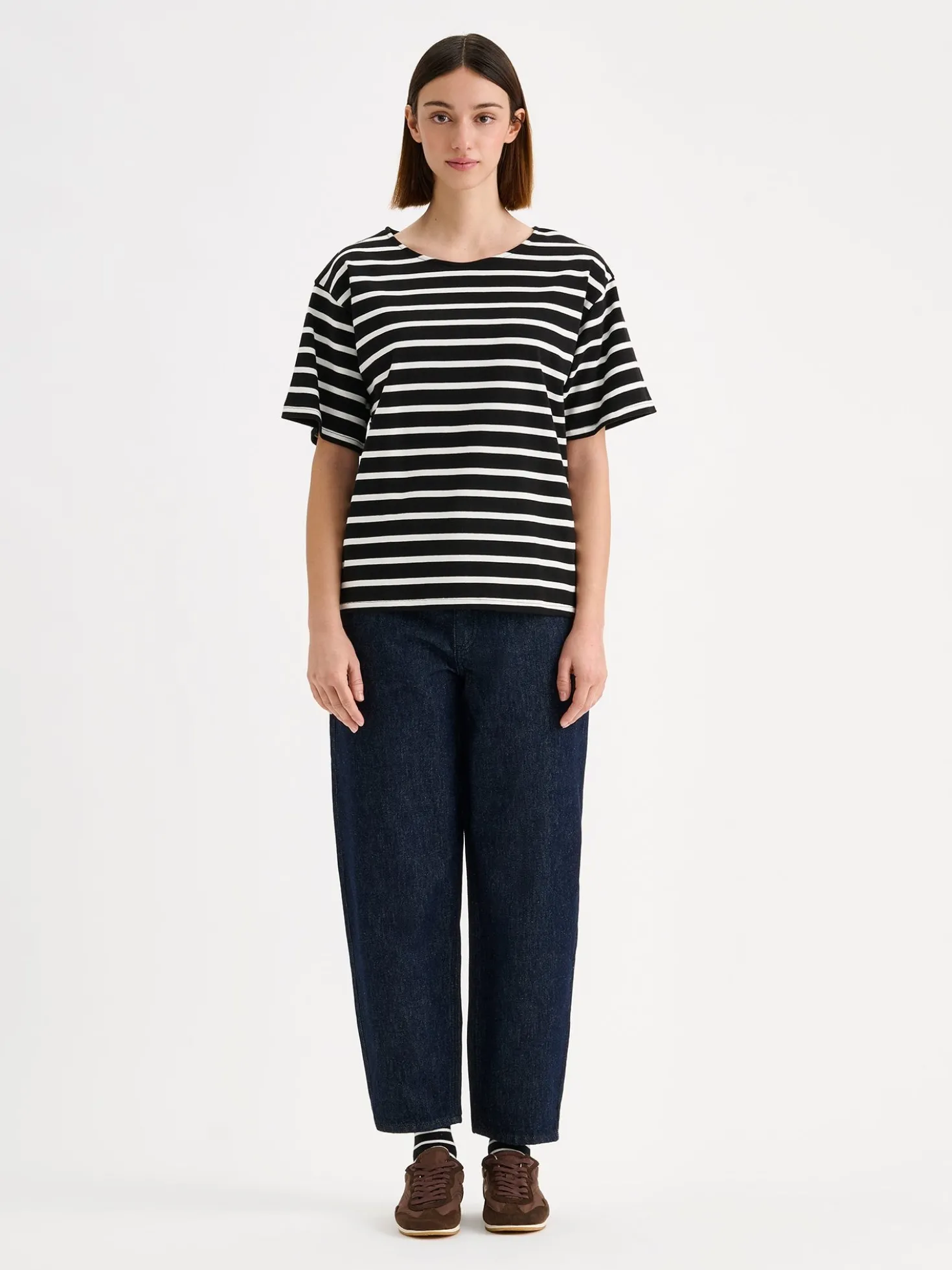 BRETON lyhythihainen t-paita - musta