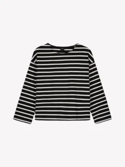 BRETON pitkähihainen pusero - musta