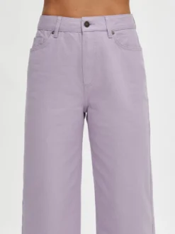 CROPPED LEVEE farkut - lila