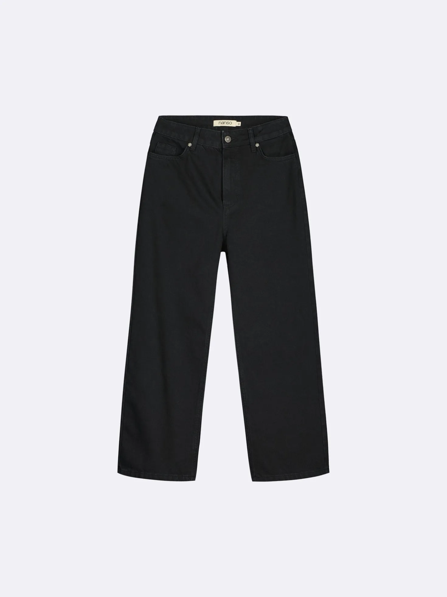 CROPPED LEVEE farkut - musta