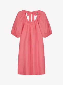 DONNA lyhyt pellavamekko - pinkki