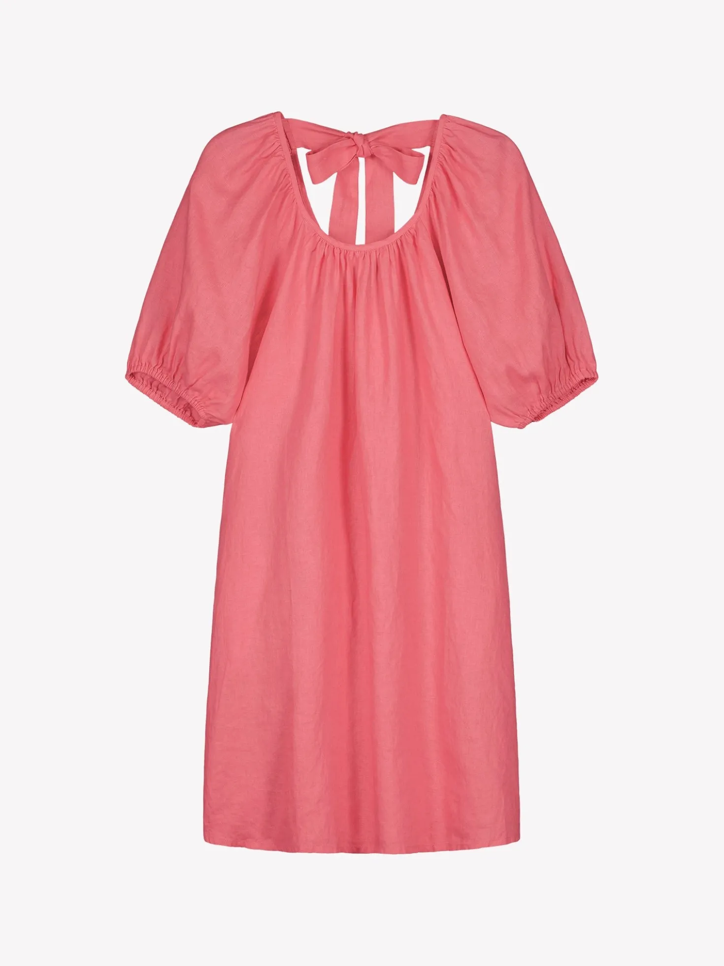 DONNA lyhyt pellavamekko - pinkki