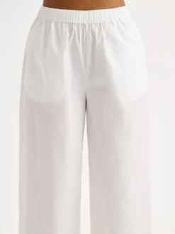 JUHANNUS pyjamahousut - valkoinen