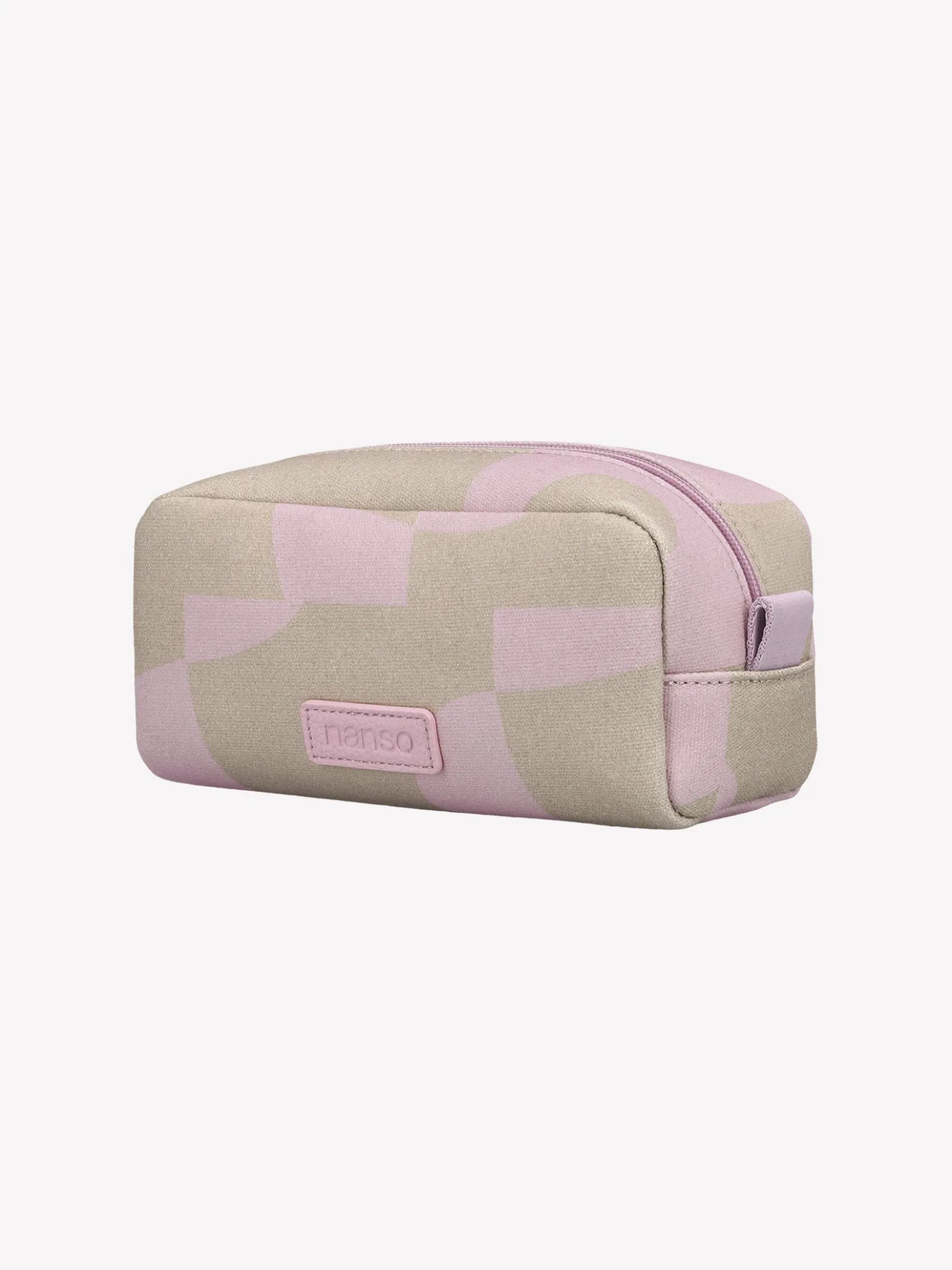 KALLIO MINI kosmetiikkalaukku - beige-vaaleanpunainen