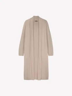 KARINA pitkä neuletakki - vaalea beige
