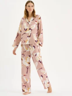 KURKI pyjamahousut - vaaleanpunainen