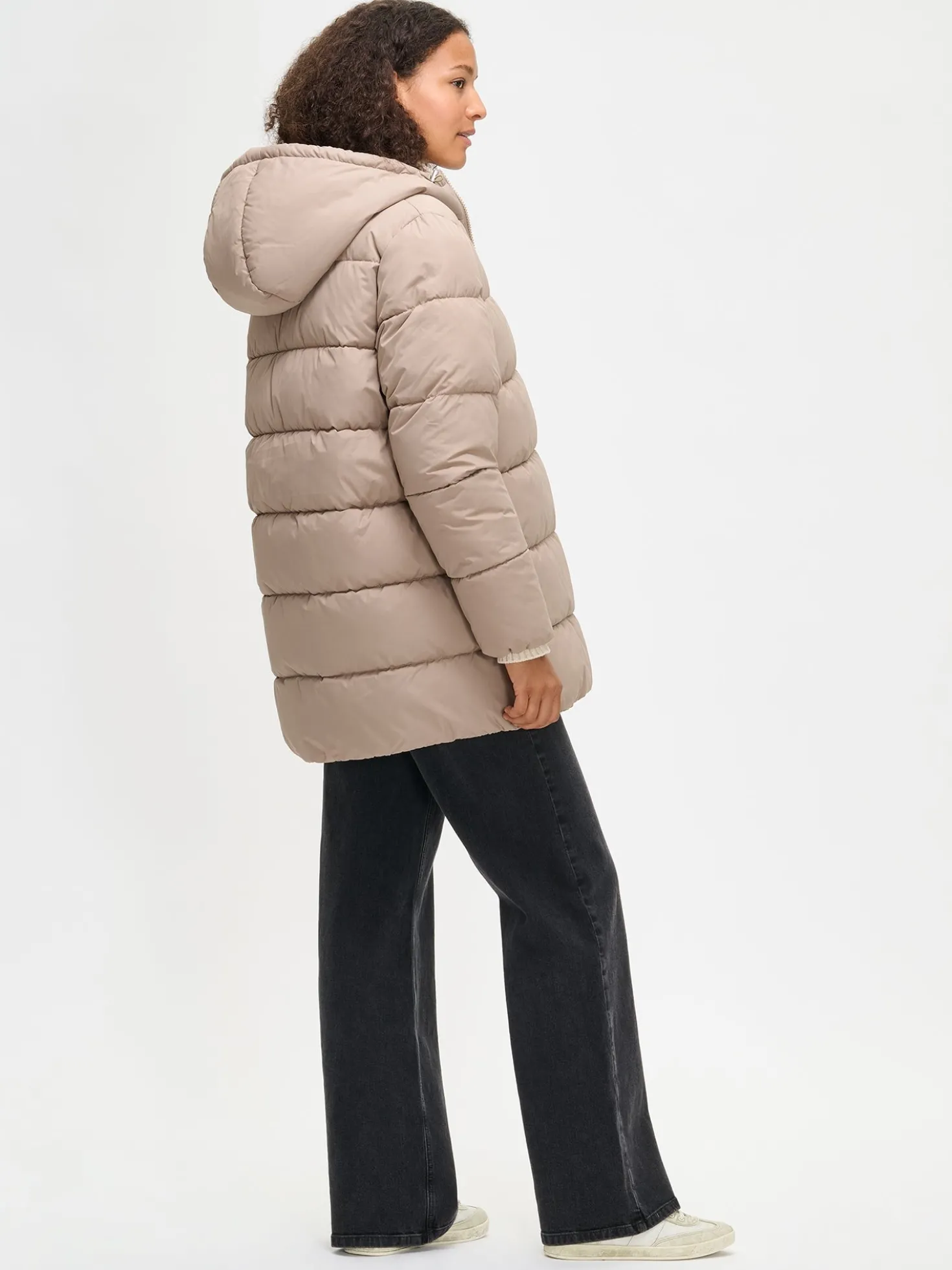 LUMI lyhyt toppatakki - beige