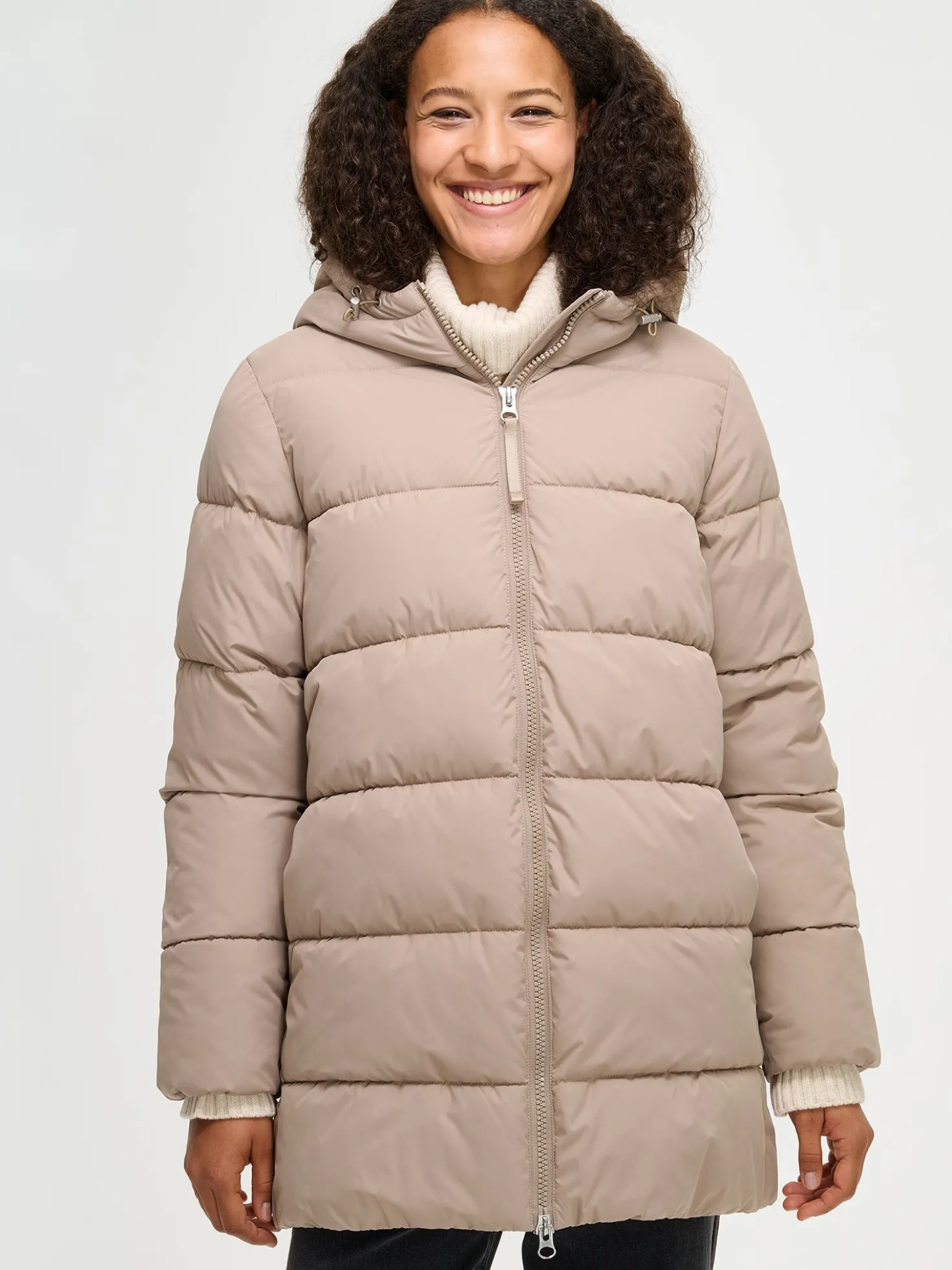 LUMI lyhyt toppatakki - beige