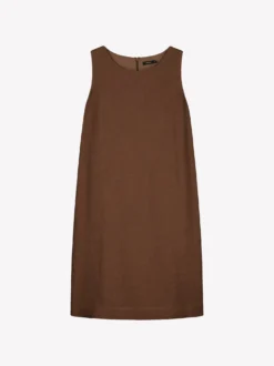 LUOTO pellavamekko - ruskea