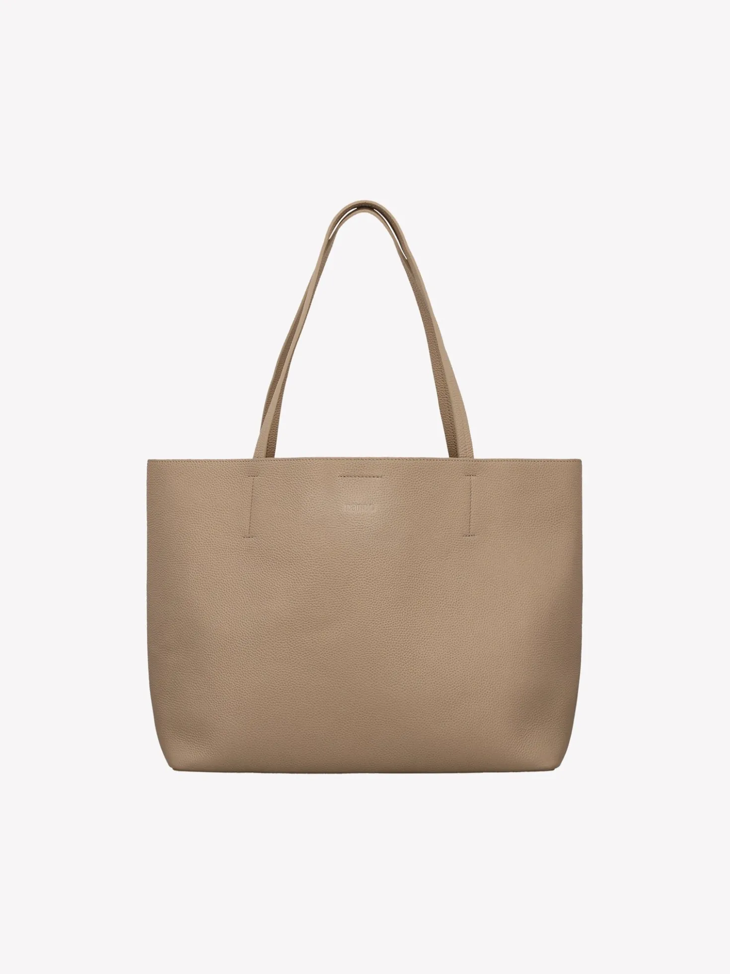 MAXI NARU nahkalaukku - vaalean beige