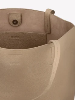 MAXI NARU nahkalaukku - vaalean beige