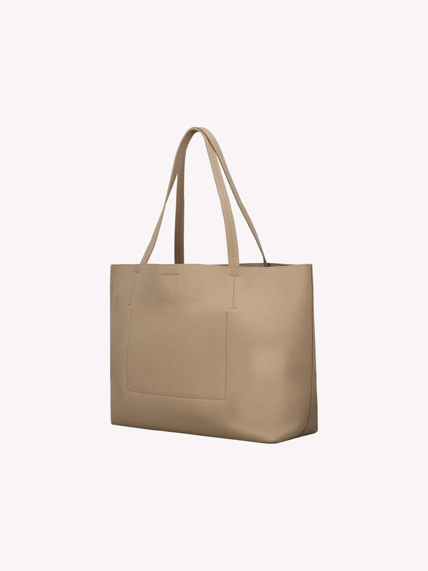 MAXI NARU nahkalaukku - vaalean beige