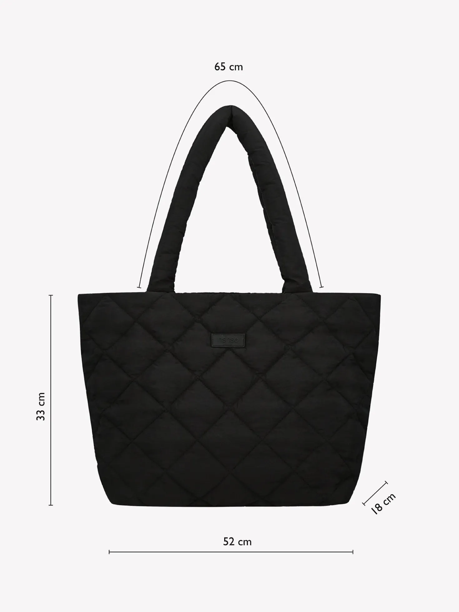 MAXI VANU TOTE laukku - musta