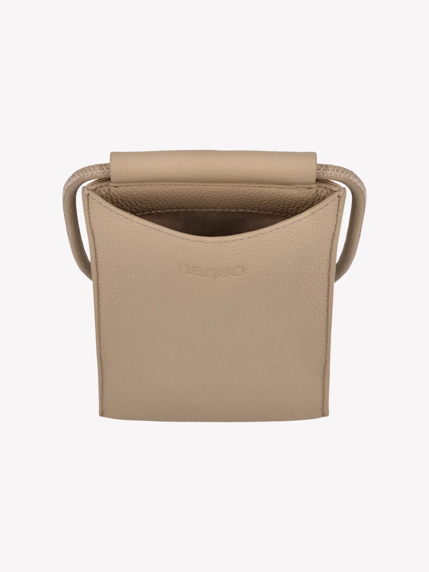 MINI NARU puhelinlaukku - vaalea beige