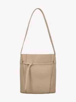 NARU BUCKET nahkalaukku - vaalea beige