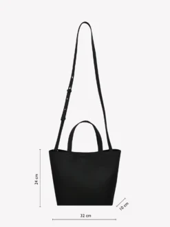 NARU TOTE nahkalaukku - musta