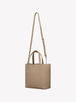 NARU TOTE nahkalaukku - vaalea beige