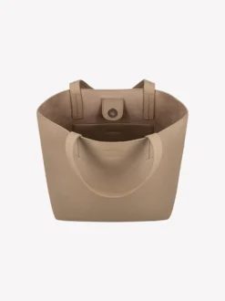 NARU TOTE nahkalaukku - vaalea beige