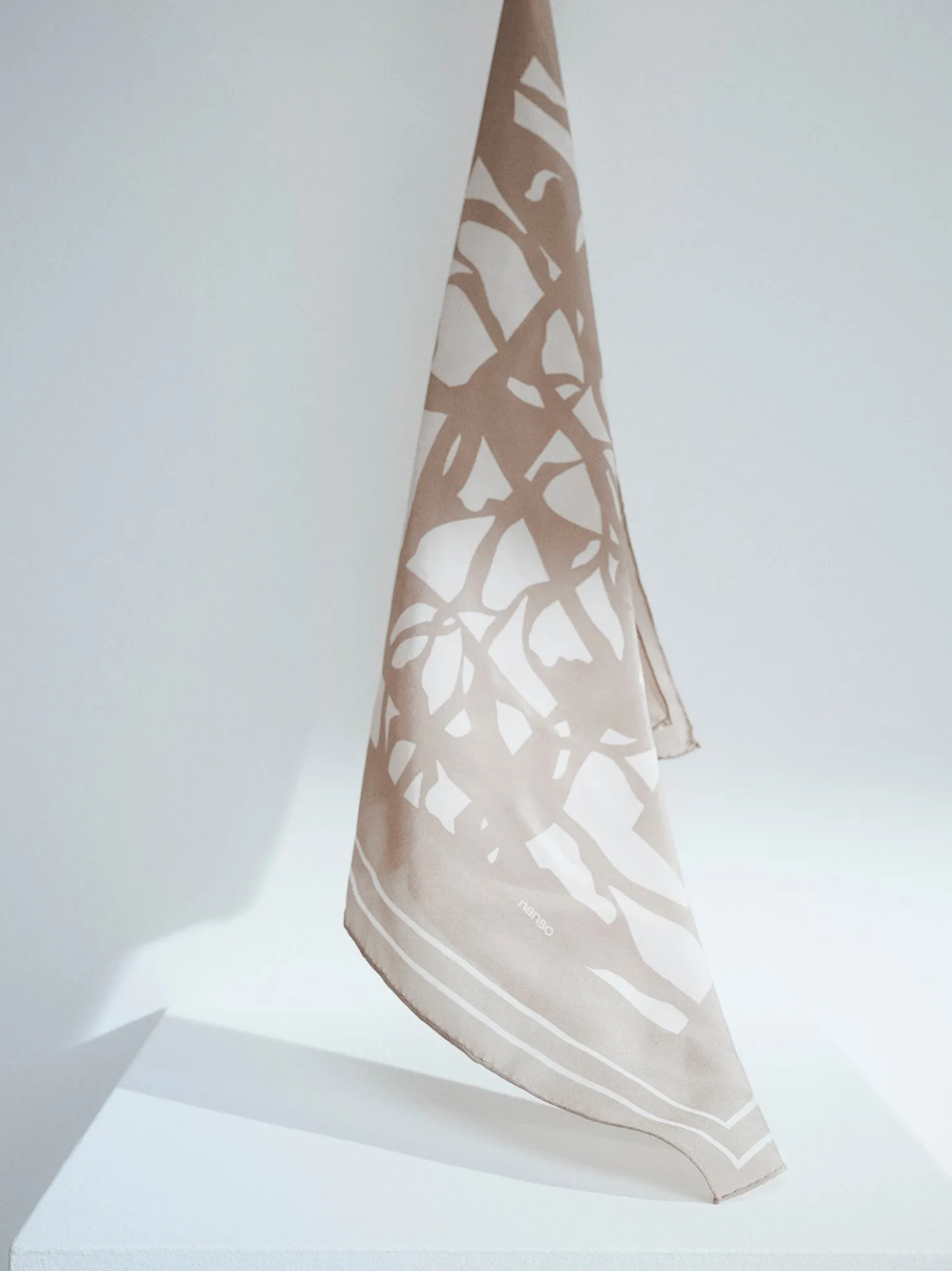 PALSTA silkkihuivi - beige