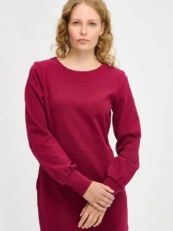PAULIINA mekko - viininpunainen