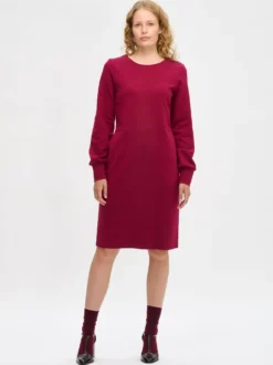 PAULIINA mekko - viininpunainen