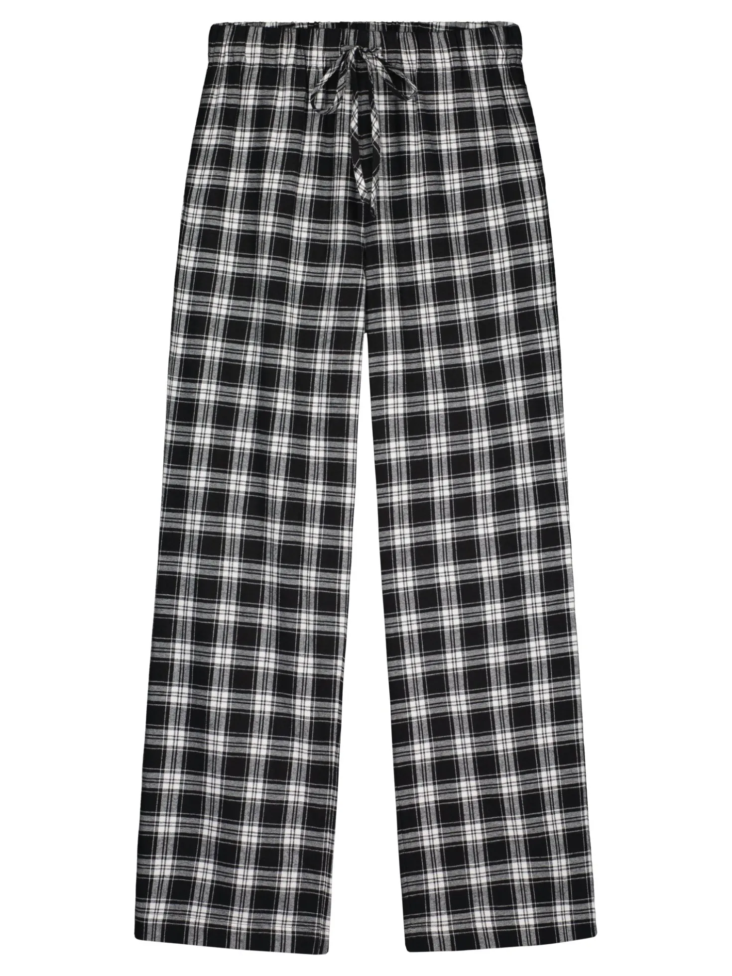RUUTU pyjamahousut - mustavalkoinen
