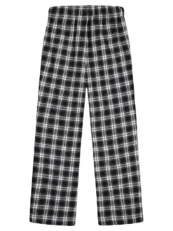 RUUTU pyjamahousut - mustavalkoinen