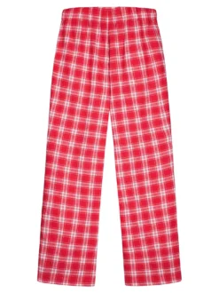 RUUTU pyjamahousut - punainen