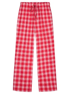 RUUTU pyjamahousut - punainen