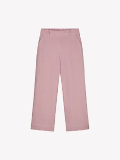 SAARI culottes-pellavahousut - roosa