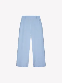 SAARI culottes-pellavahousut - vaaleansininen