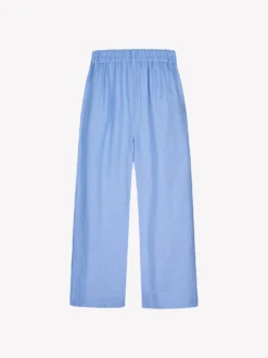 SAARI culottes-pellavahousut - sininen