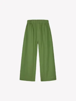 SAARI culottes-pellavahousut - vihreä