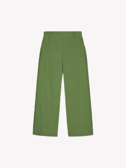 SAARI culottes-pellavahousut - vihreä