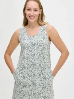 SAMETTIKUKAT hihaton mekko - vihreä