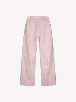 TAUKO raidalliset pyjamahousut - punainen