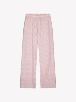 TAUKO raidalliset pyjamahousut - punainen