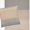 TRIO sisustussetti: huopa ja koristetyynynpäällinen - beige