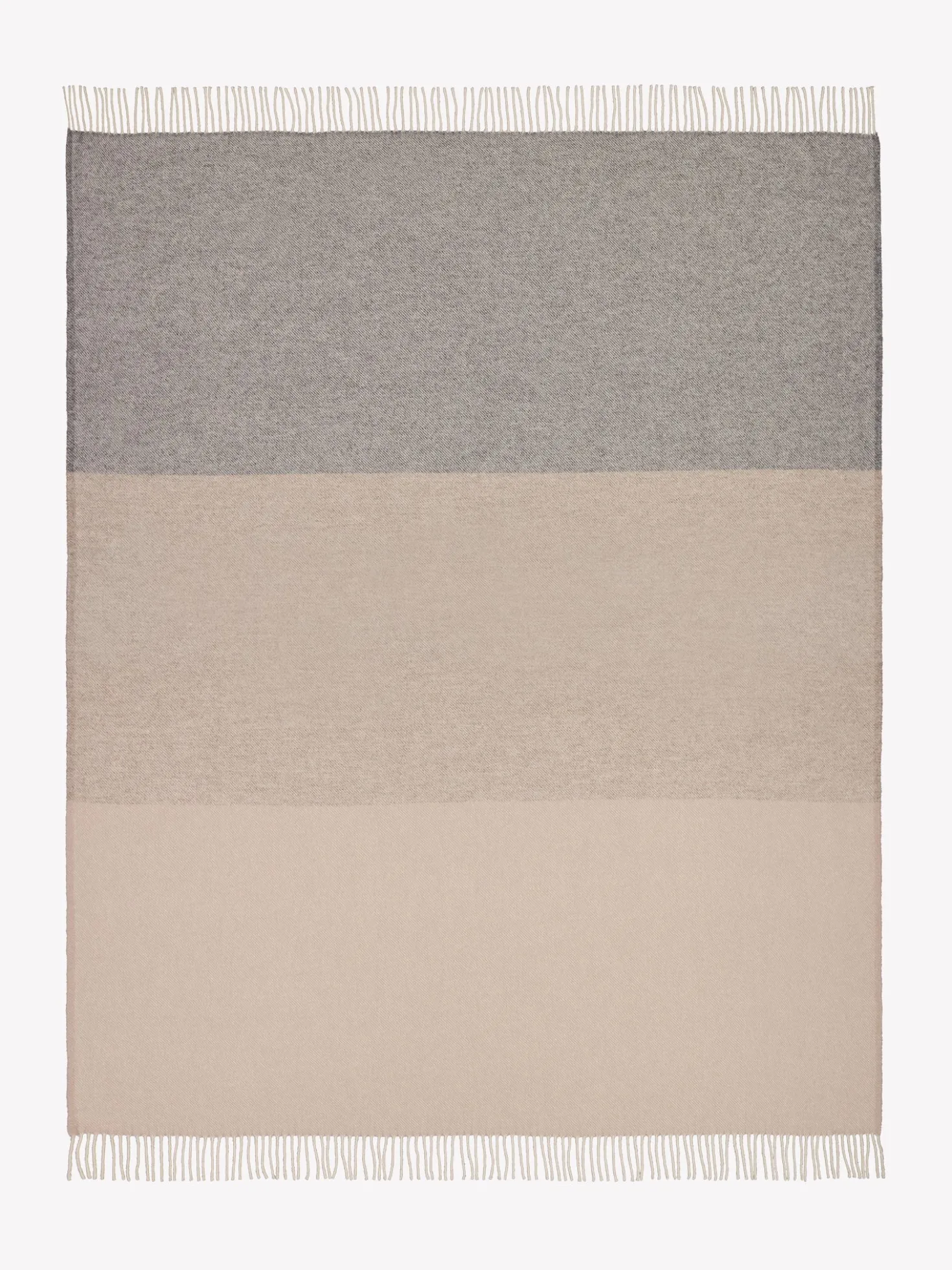 TRIO sisustussetti: huopa ja koristetyynynpäällinen - beige