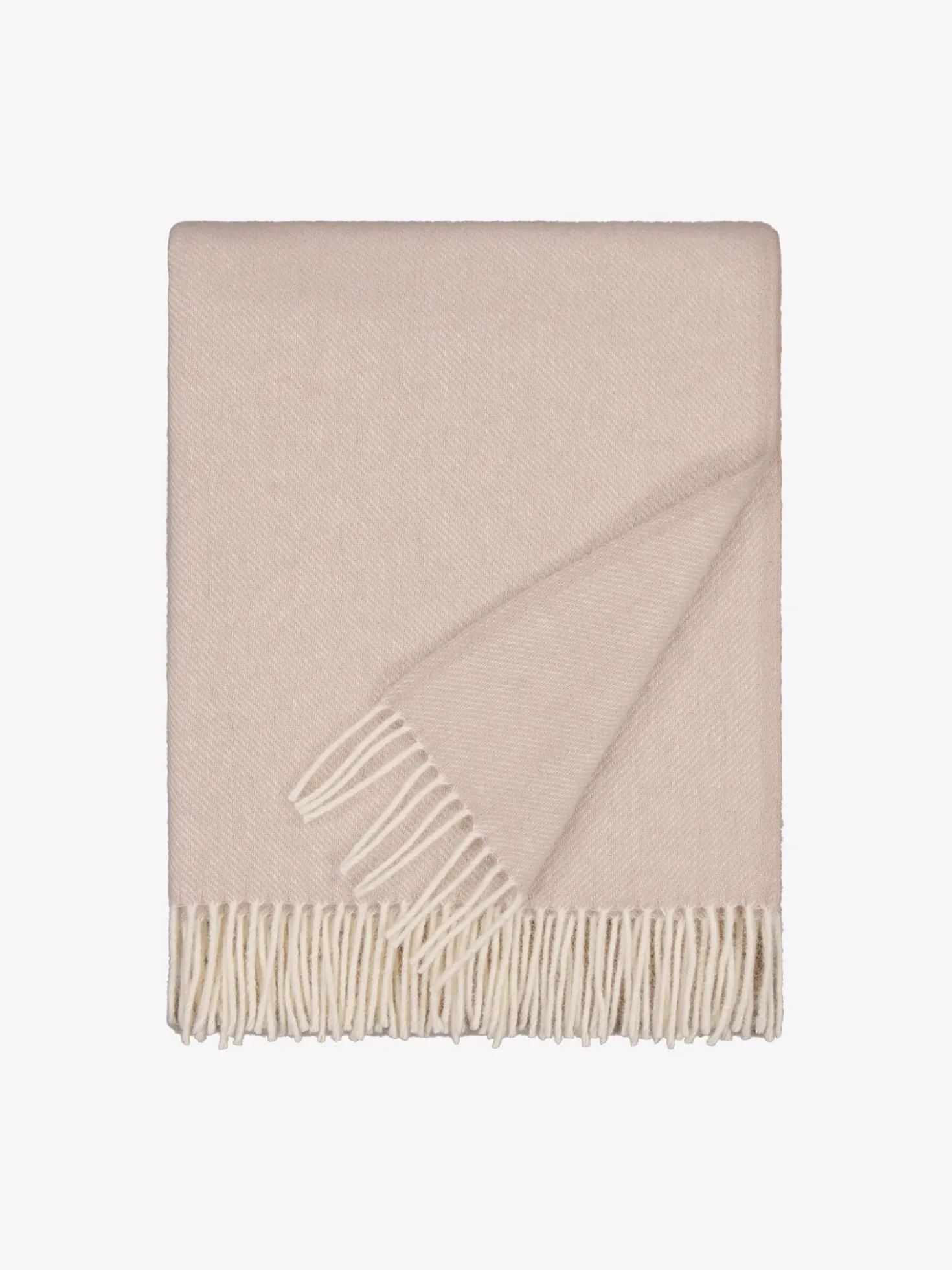 TRIO sisustussetti: huopa ja koristetyynynpäällinen - beige